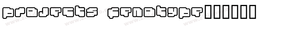 projects fenotype字体转换